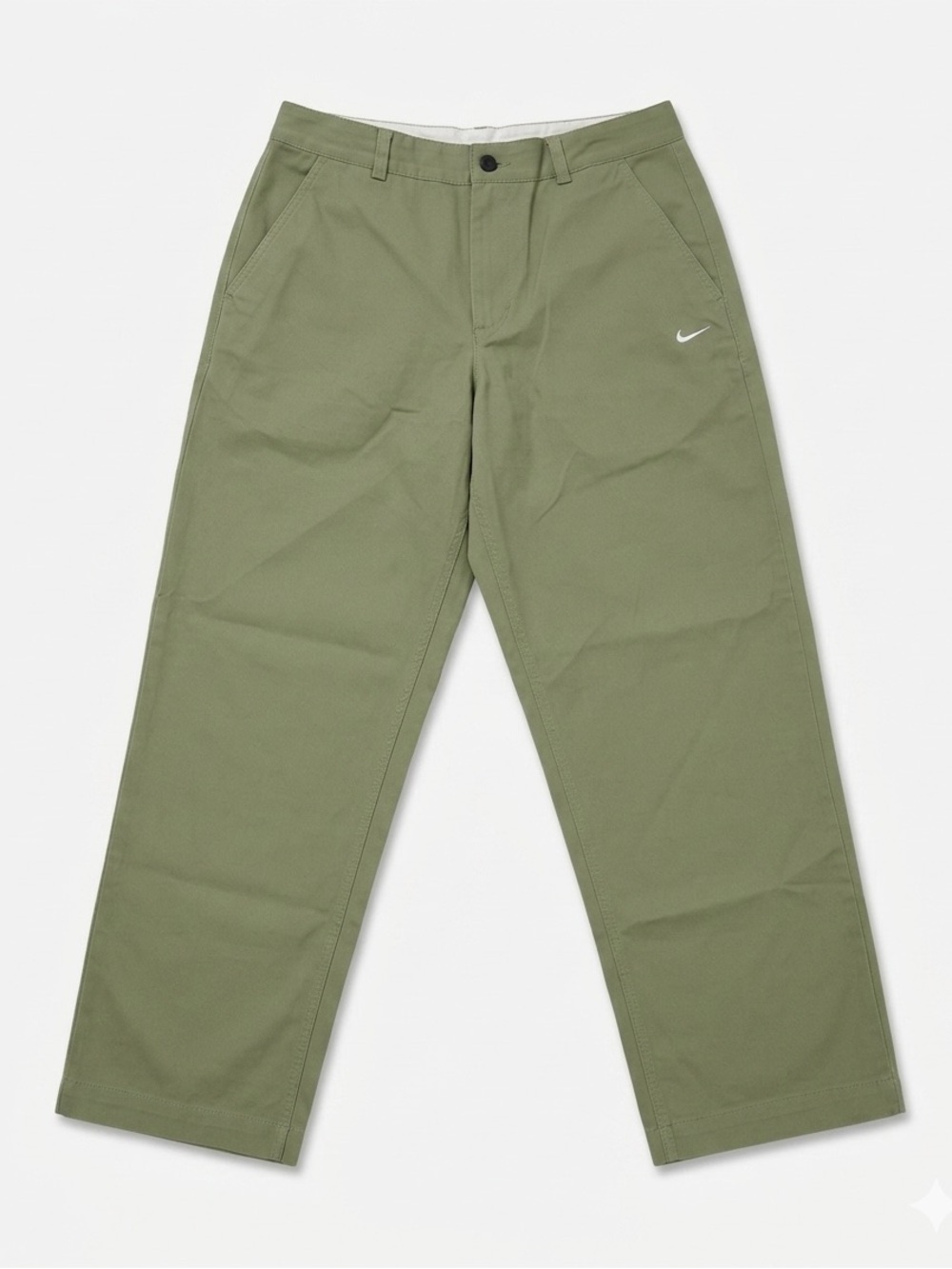 Nike Olive Green Straight-Leg Chino Pants